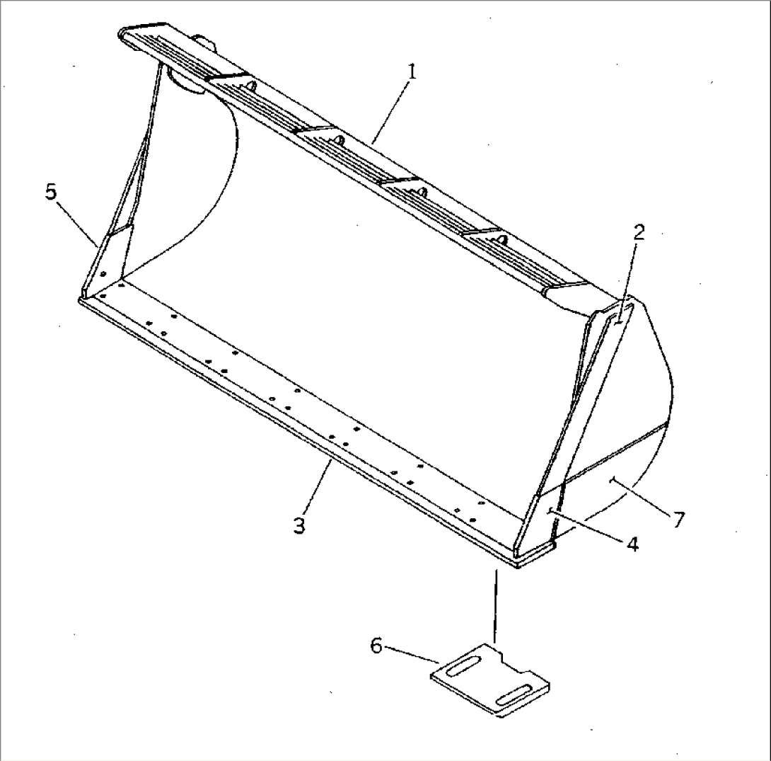 BUCKET¤ 4.0M3(#10001-19999)