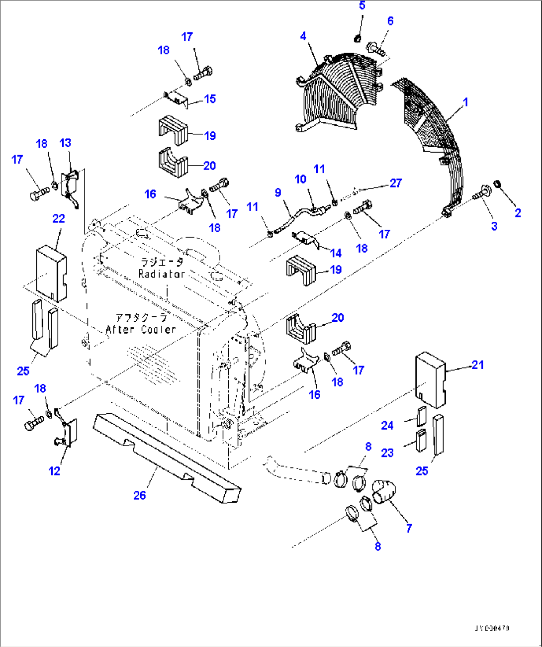 Cooling System, Aftercooler and Condenser (#2785-2904)