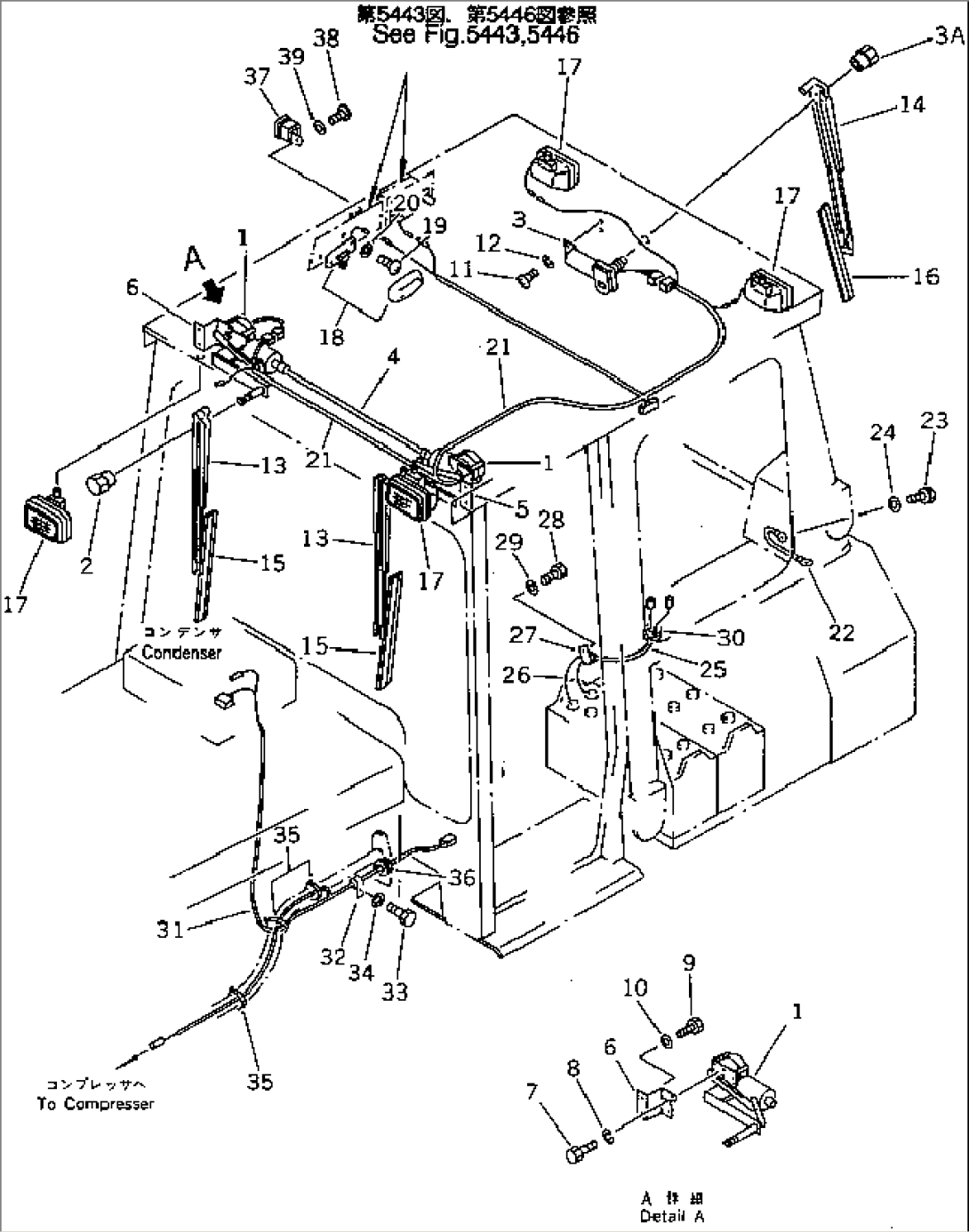 ELECTRICAL SYSTEM (1/3) (FOR STEEL CAB)(#50050-)