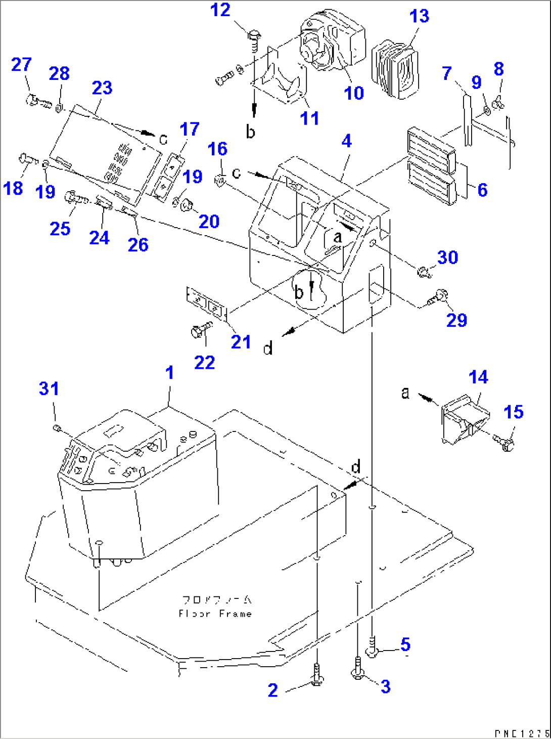 AIR CONDITIONER PIPING (DENSO) (R134A) (5/5)(#10695-)