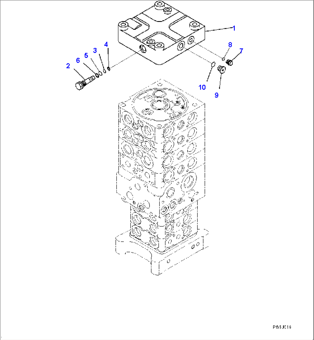 Control Valve, Inner Parts (1/27) (#24510-)