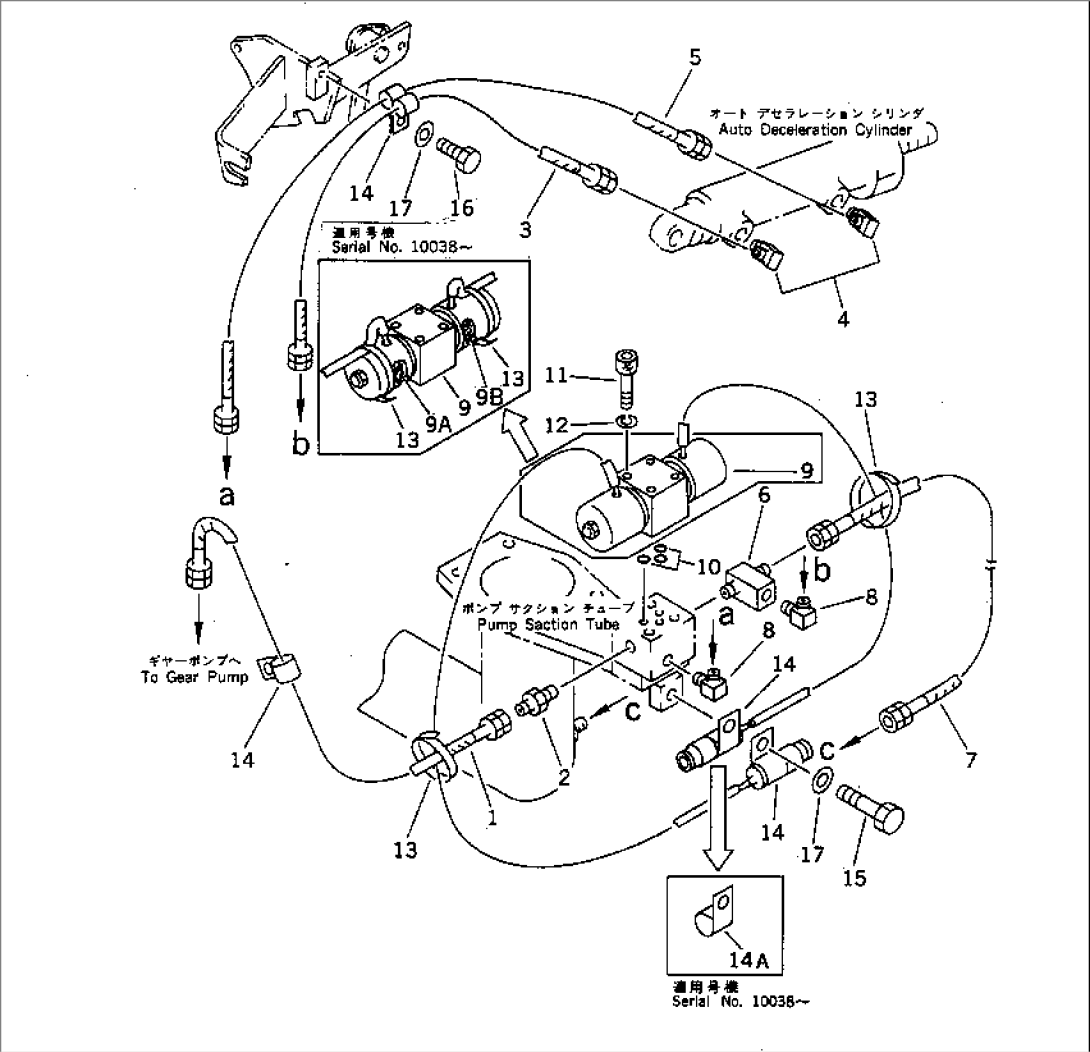 AUTO DECELERATION CYLINDER PIPING (2/2)