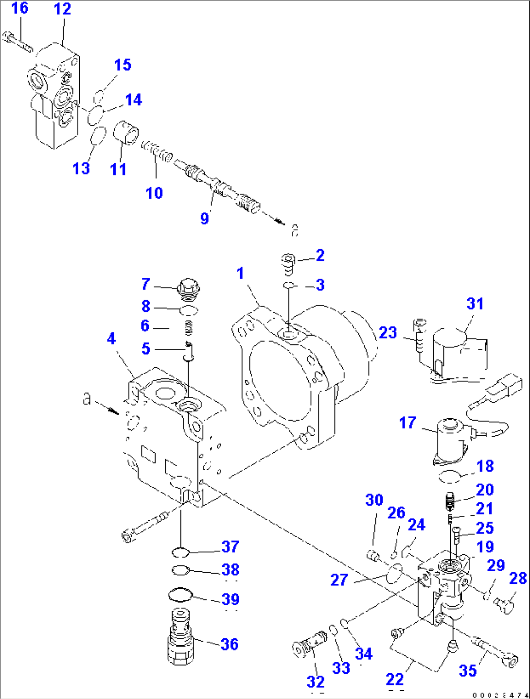 FAN MOTOR (1/2)(#55001-)