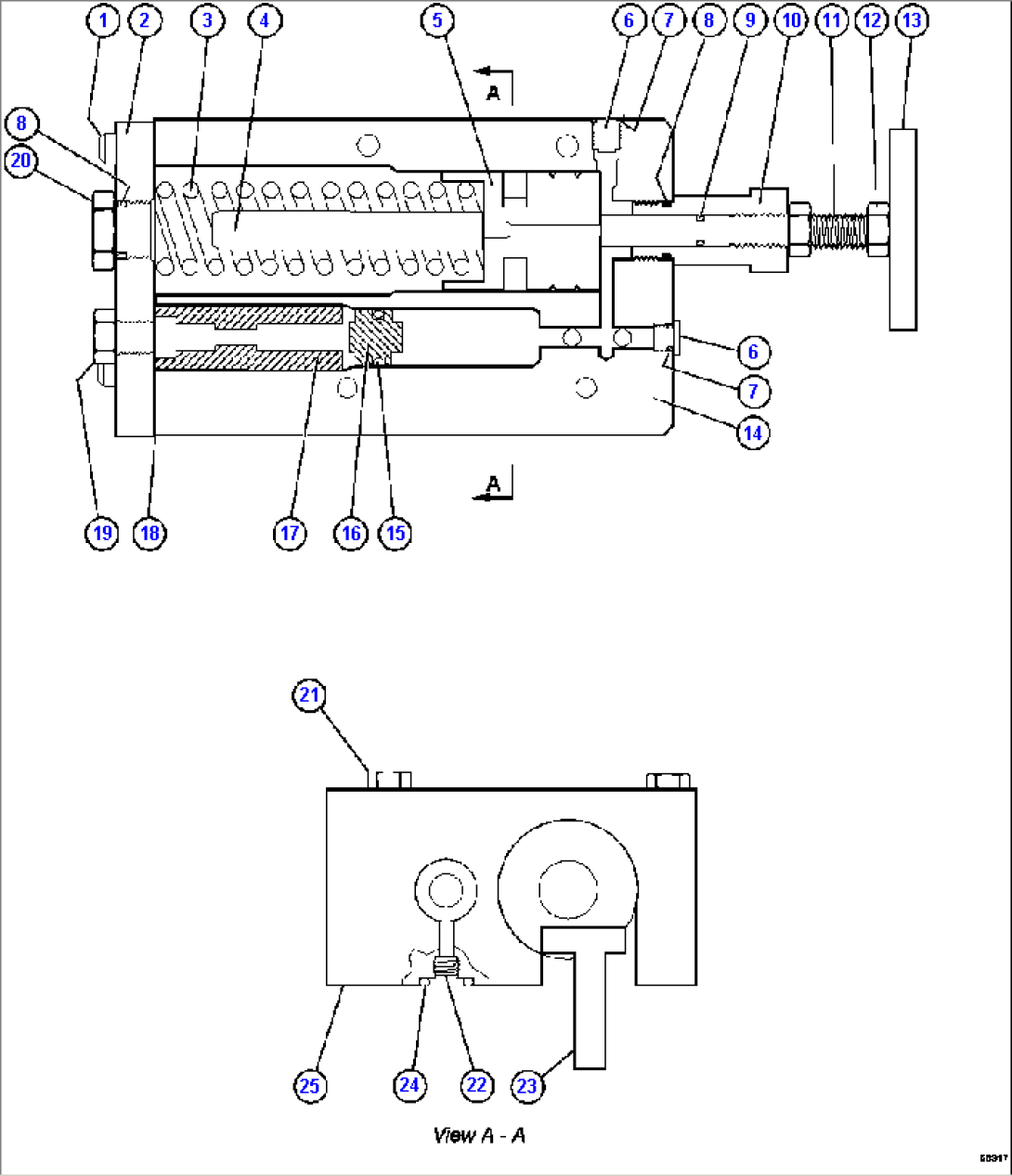 HAND WHEEL CONTROL ASSEMBLY BF1676