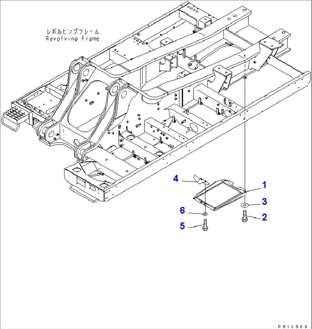 UNDER COVER (REVOLVING FRAME) (CENTER) (COLD WEATHER A SPEC.)(#31001-)