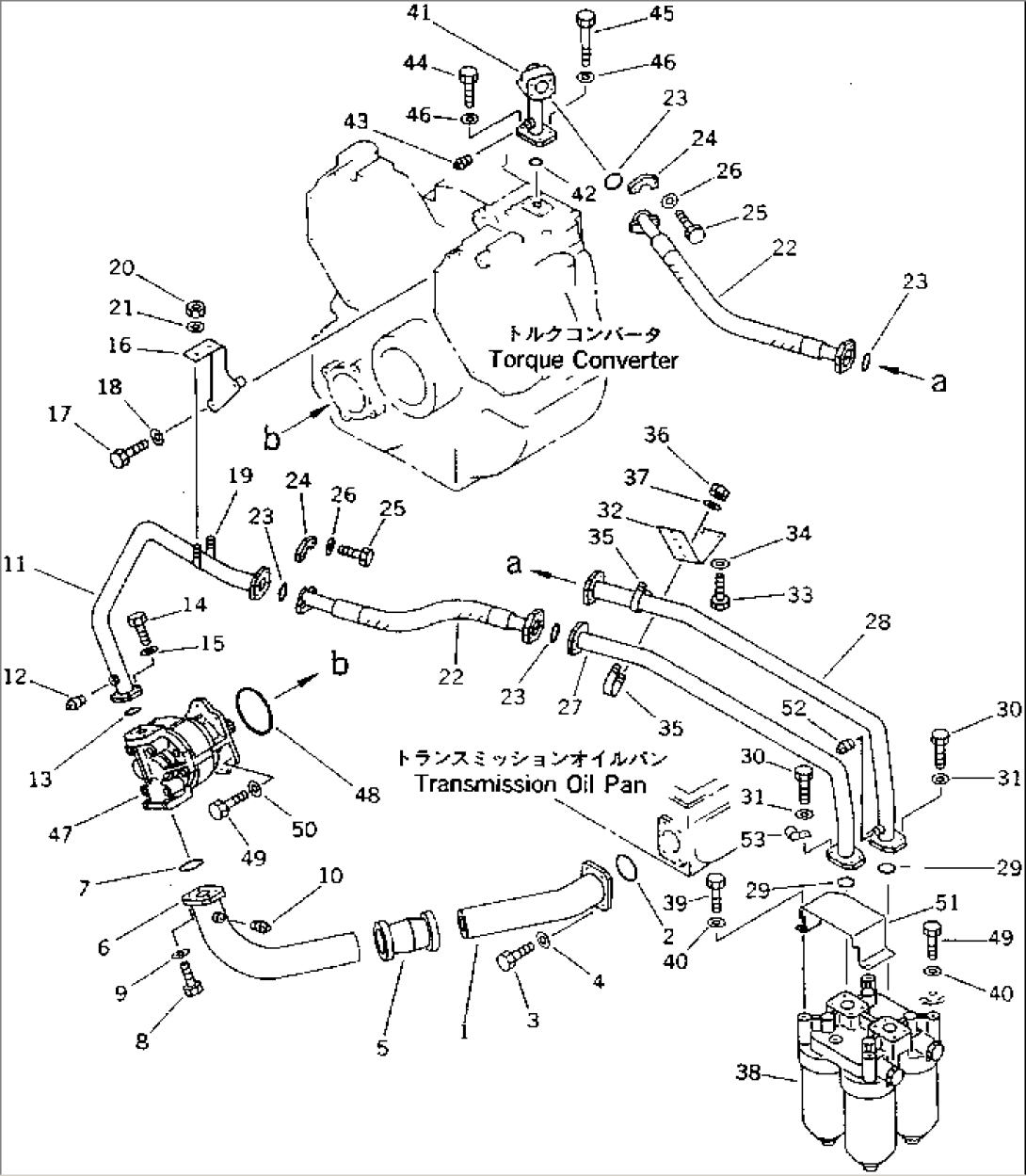 TRANSMISSION PIPING (1/3) (TRANSMISSION OIL FILTER LINE)
