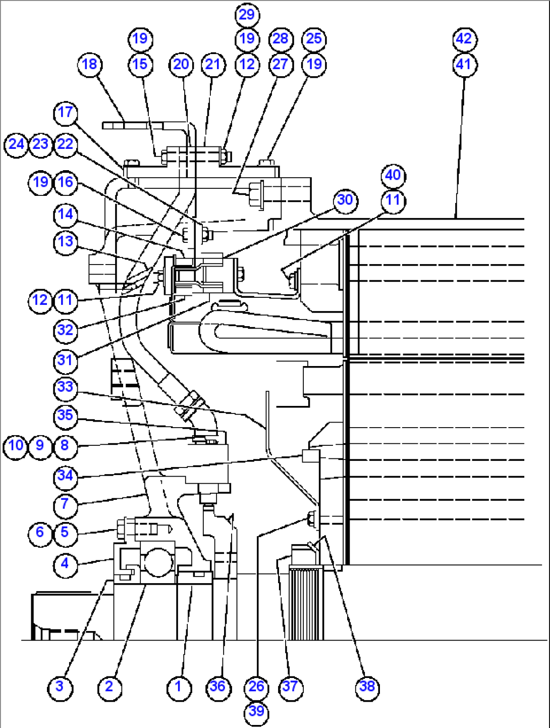 MOTOR ASSEMBLY - WHEEL - 1 (GE0053)