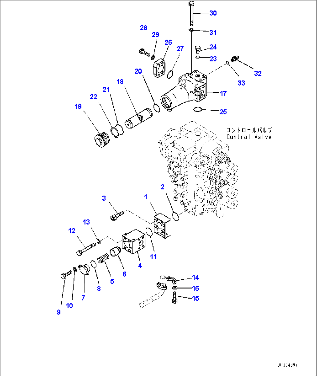 Control Valve, Lift Check Valve and Inline Filter (2/2) (#70001-)