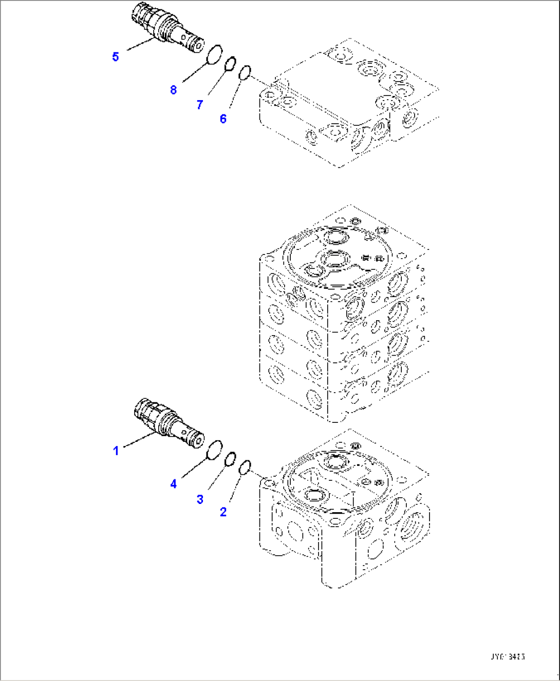 Control Valve, 4-Valve (8/10) (#B60001-)