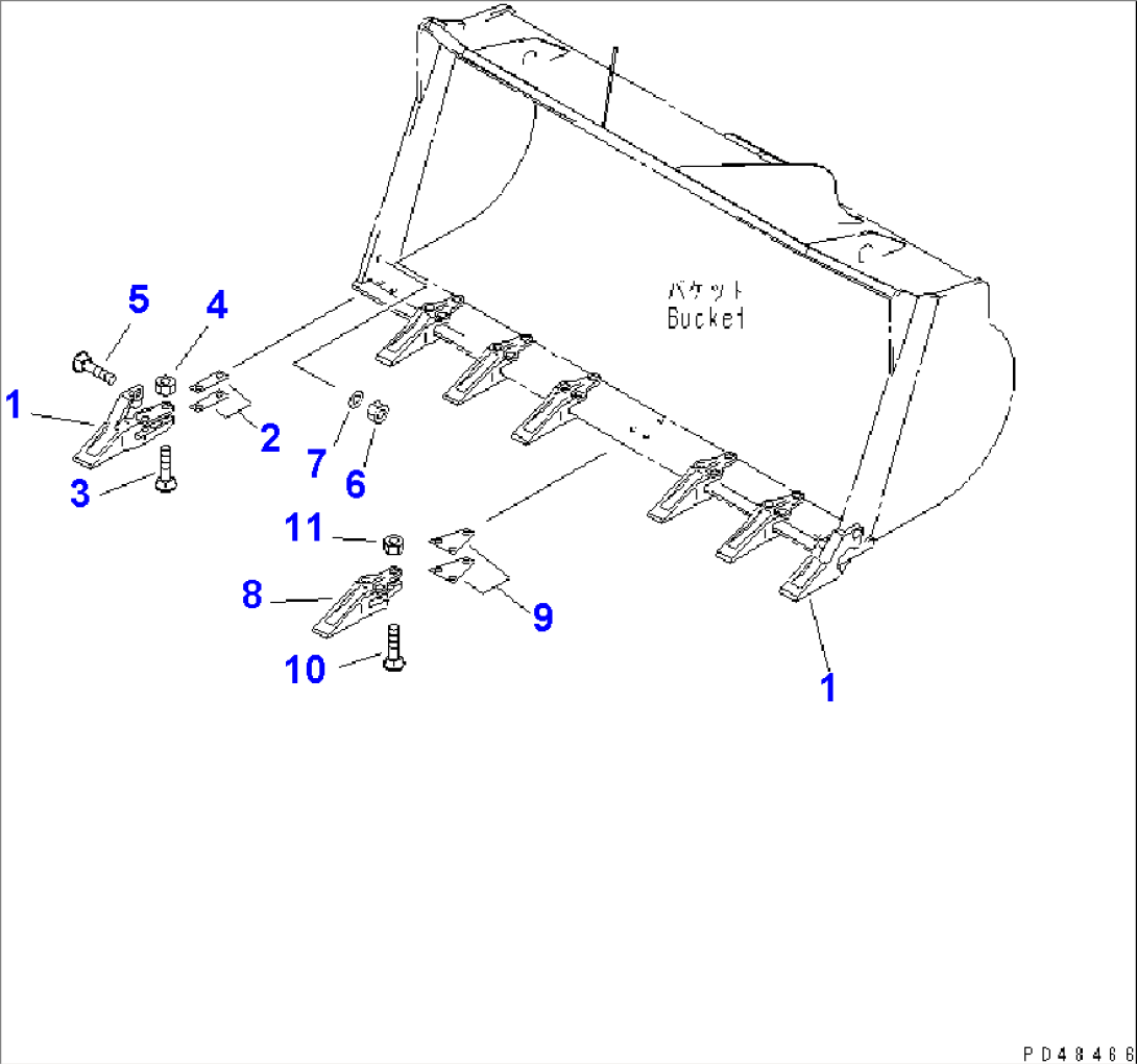 TOOTH (LONG LIFE TYPE)(#50001-)