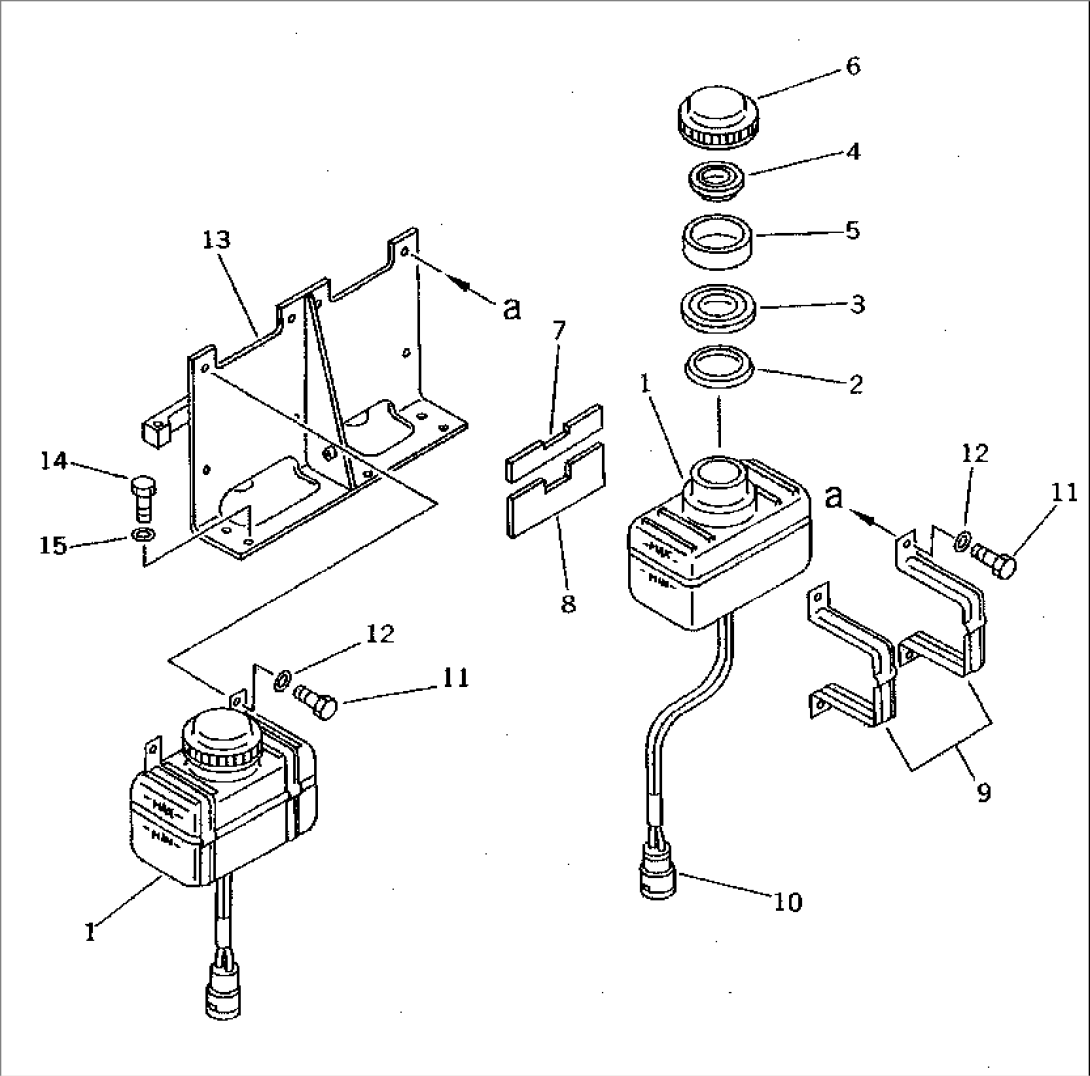 BRAKE OIL PIPING (BRAKE OIL TANK)(#10001-10033)