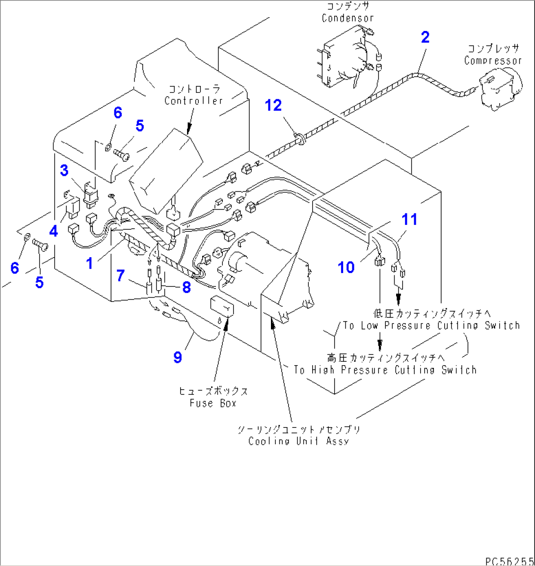 AIR CONDITIONER (9/9) (ELECTRICAL PARTS)(#1501-1700)