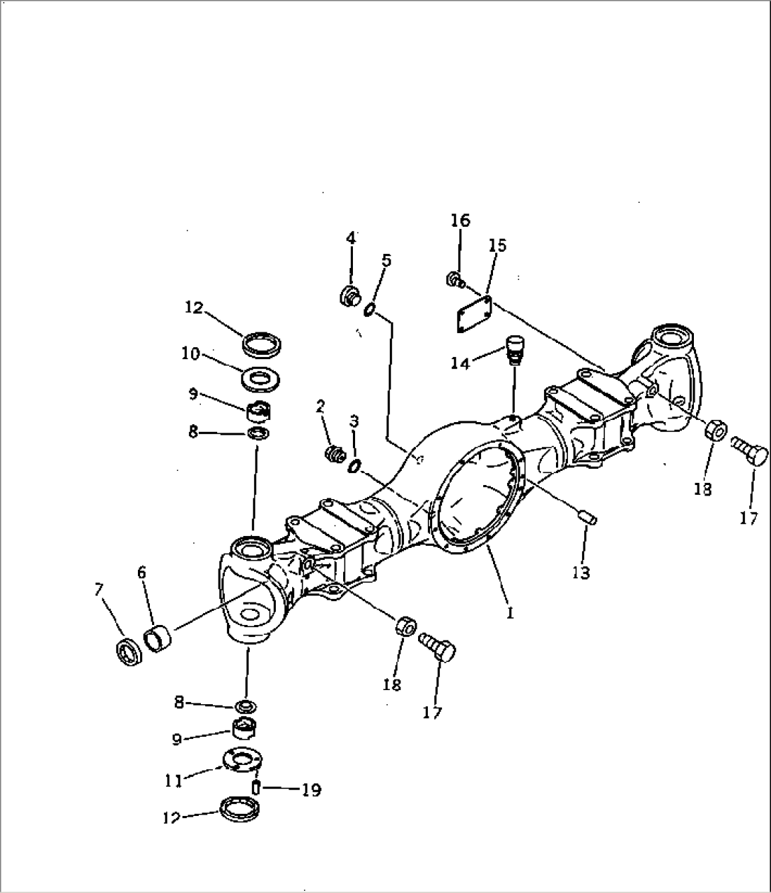 FRONT AXLE HOUSING