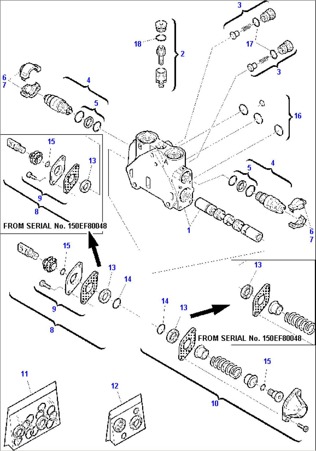 BACKHOE CONTROL VALVE (4/8)