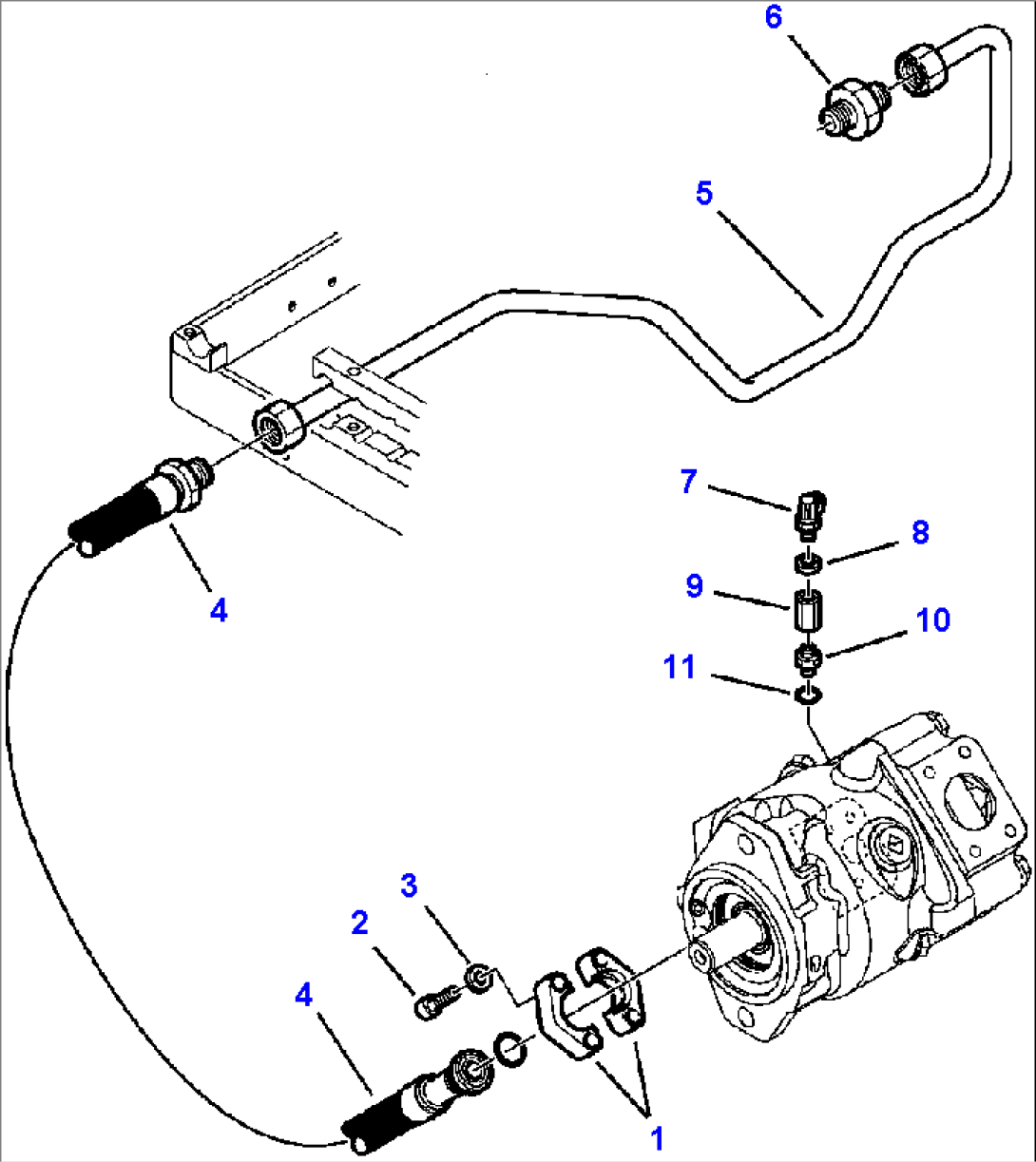 H6301-01A0 MACHINE PIPING DELIVERY LINE