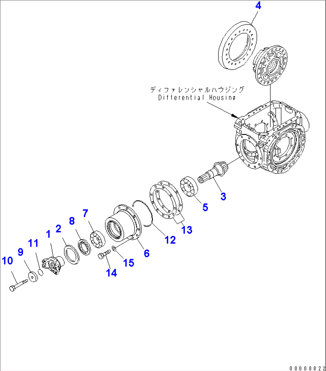 REAR AXLE (DIFFERENTIAL 1/2)