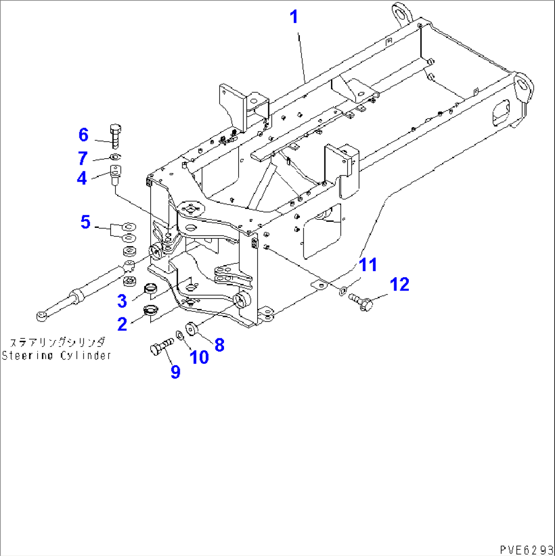 REAR FRAME (4 RIM) (KOHAG)