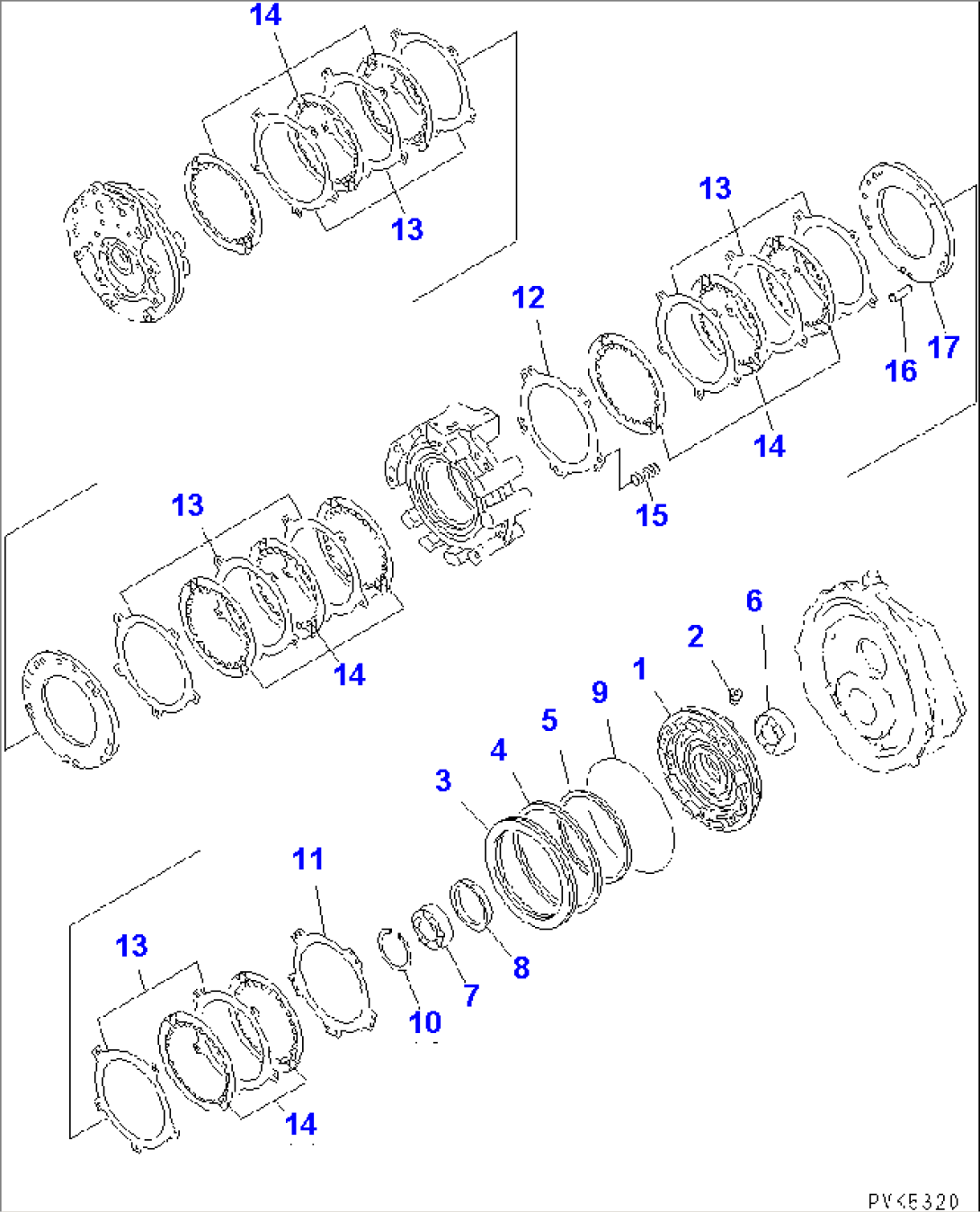 TRANSMISSION (F2-R2) (1ST HOUSING)