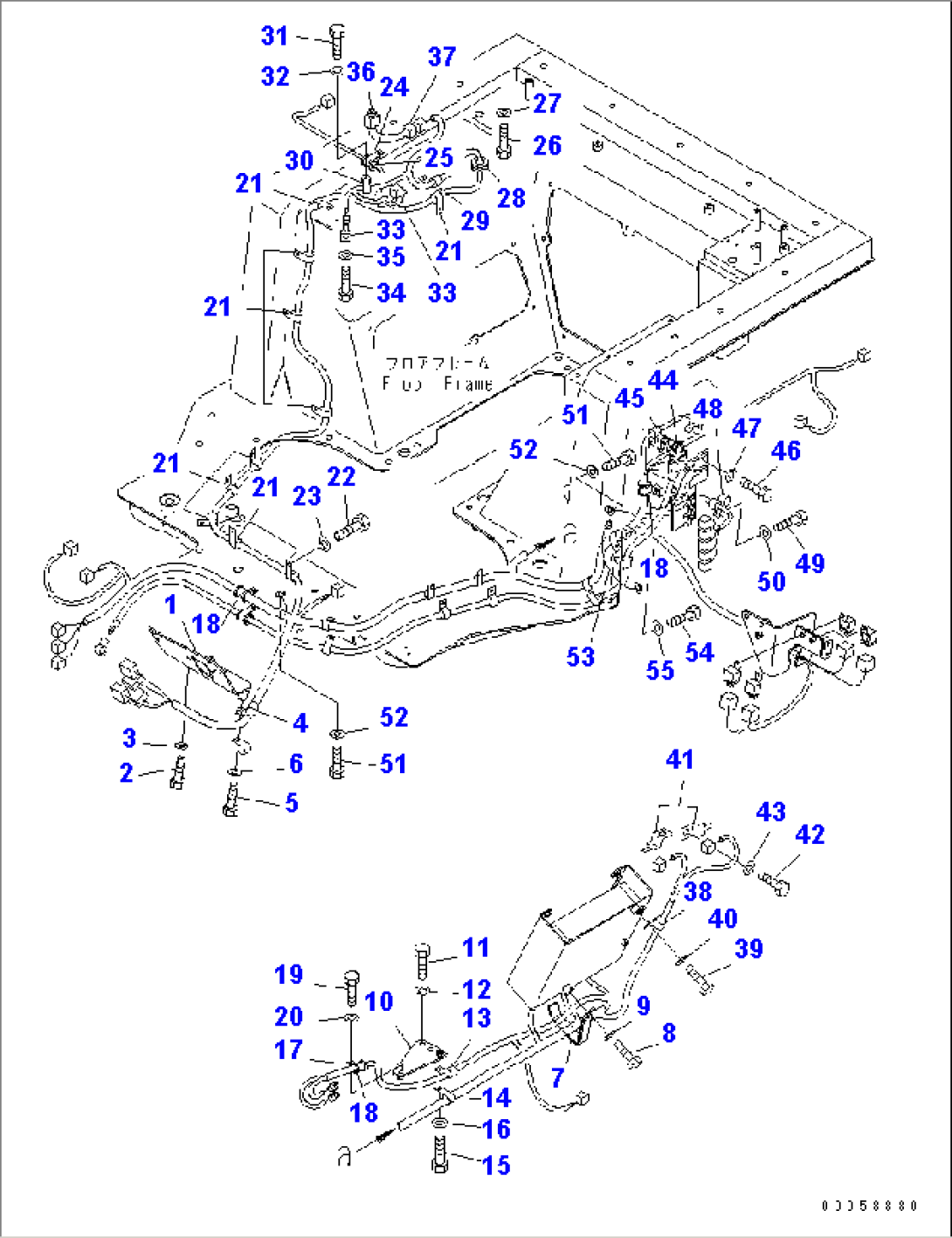 FLOOR FRAME (FLOOR WIRING HARNESS) (2/2)