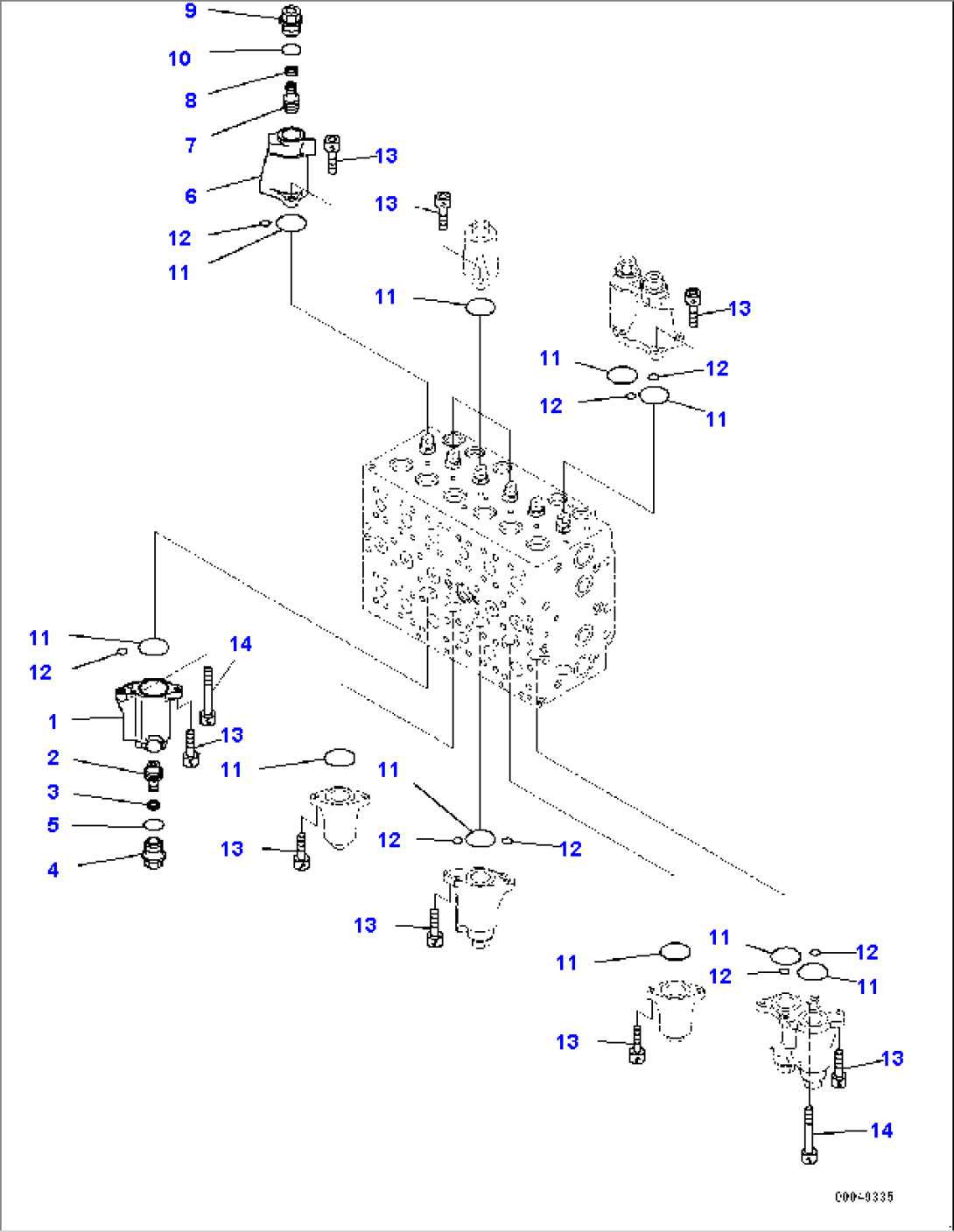 Main Control Valve, Inner Parts, Main Valve (4/17)