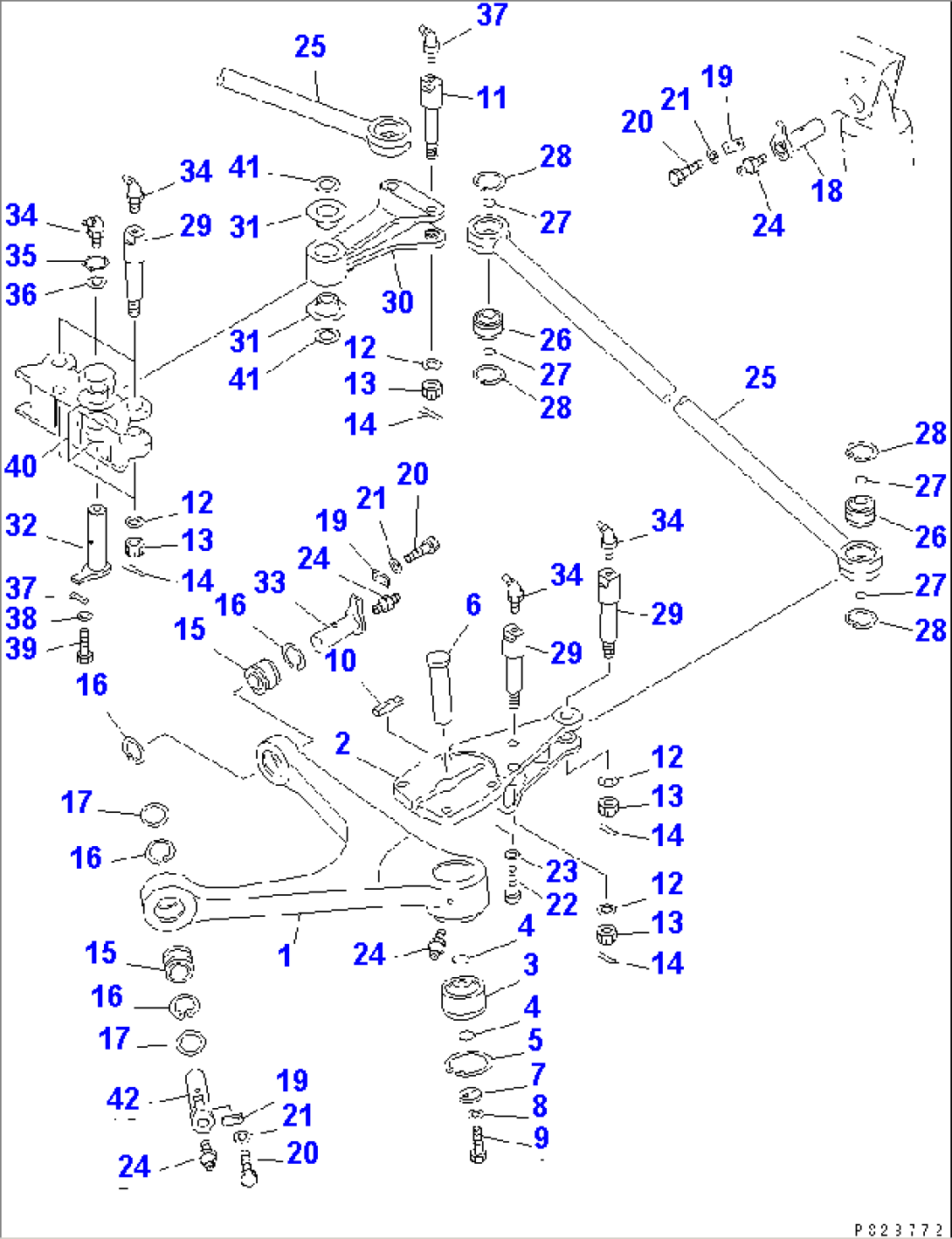 KNUCKLE AND TIE ROD(#2124-)