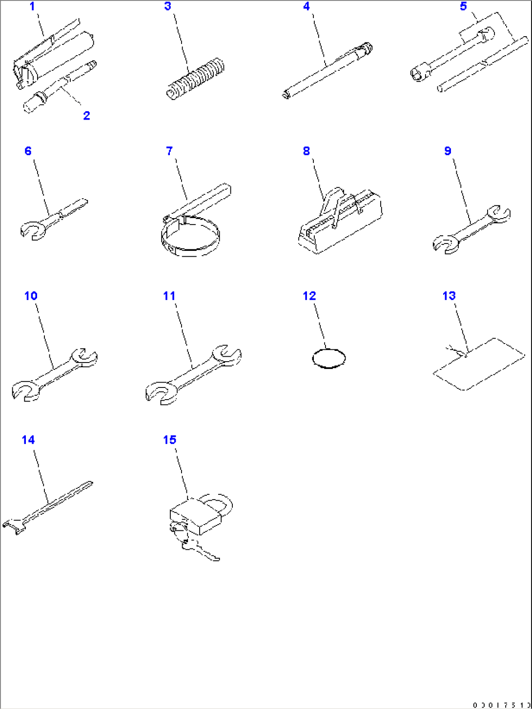 TOOL (TOOL KIT AND LOCK)