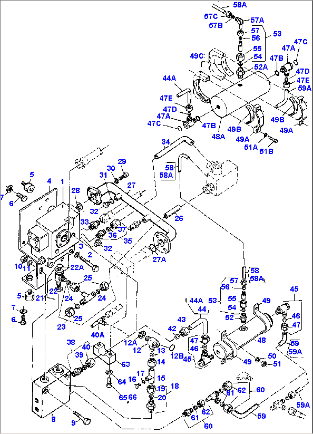 STEERING VALVE, PIPINGS