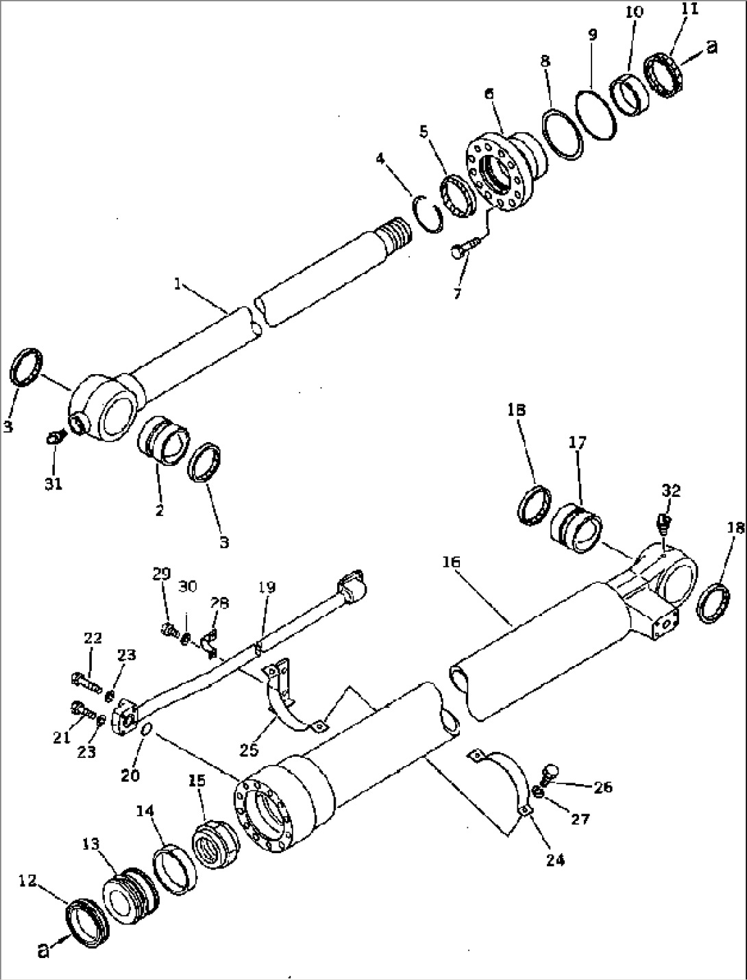 BUCKET CYLINDER(#20001-23737)