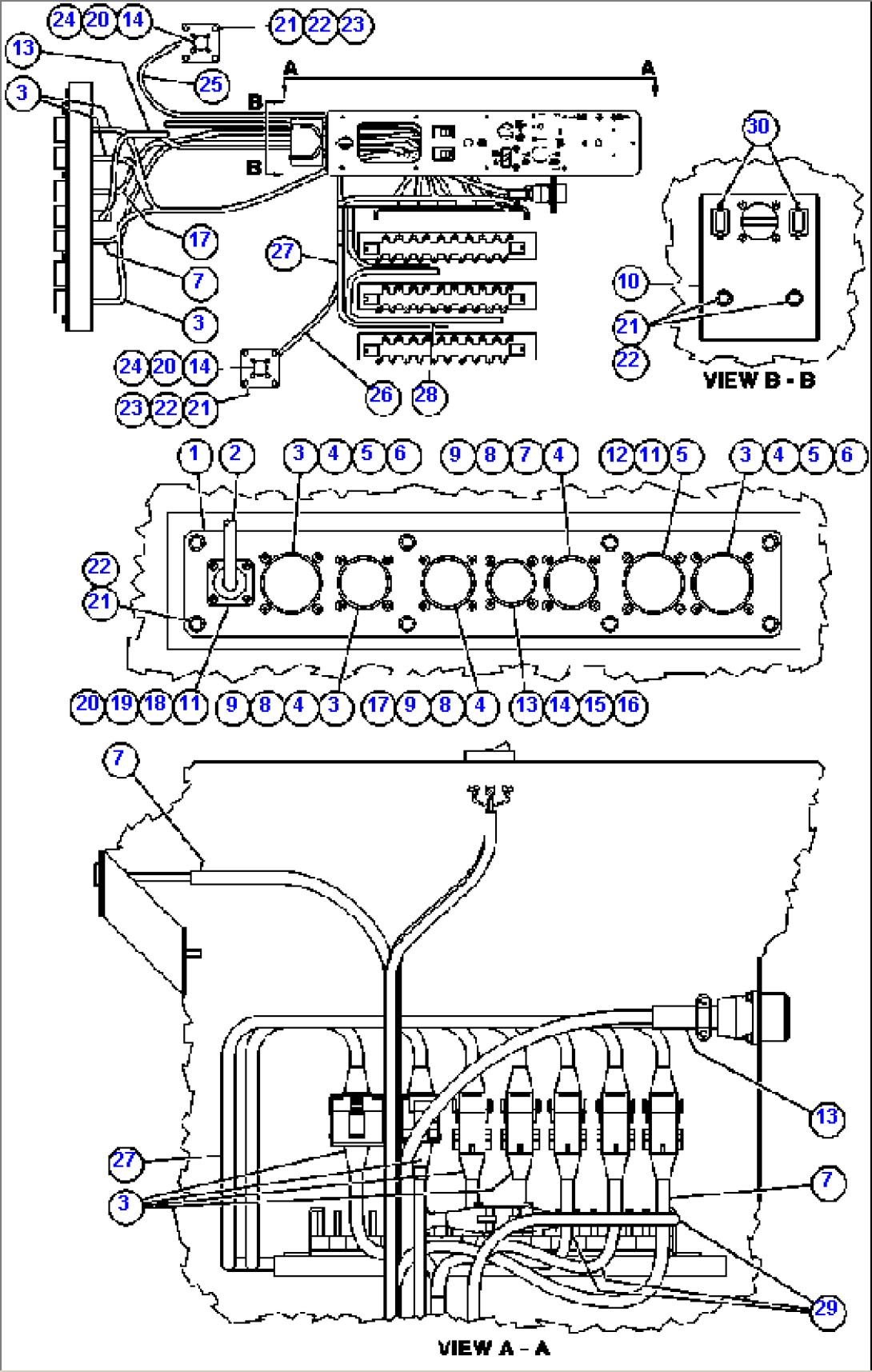 CAB CONNECTOR PLATE & WIRING