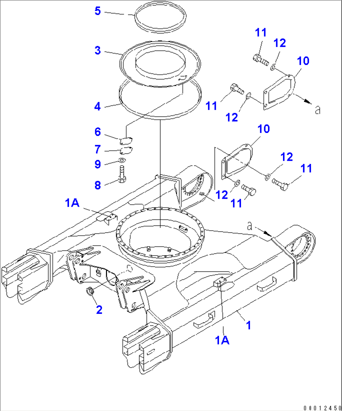 TRACK FRAME (WITH BLADE)(#57000-)