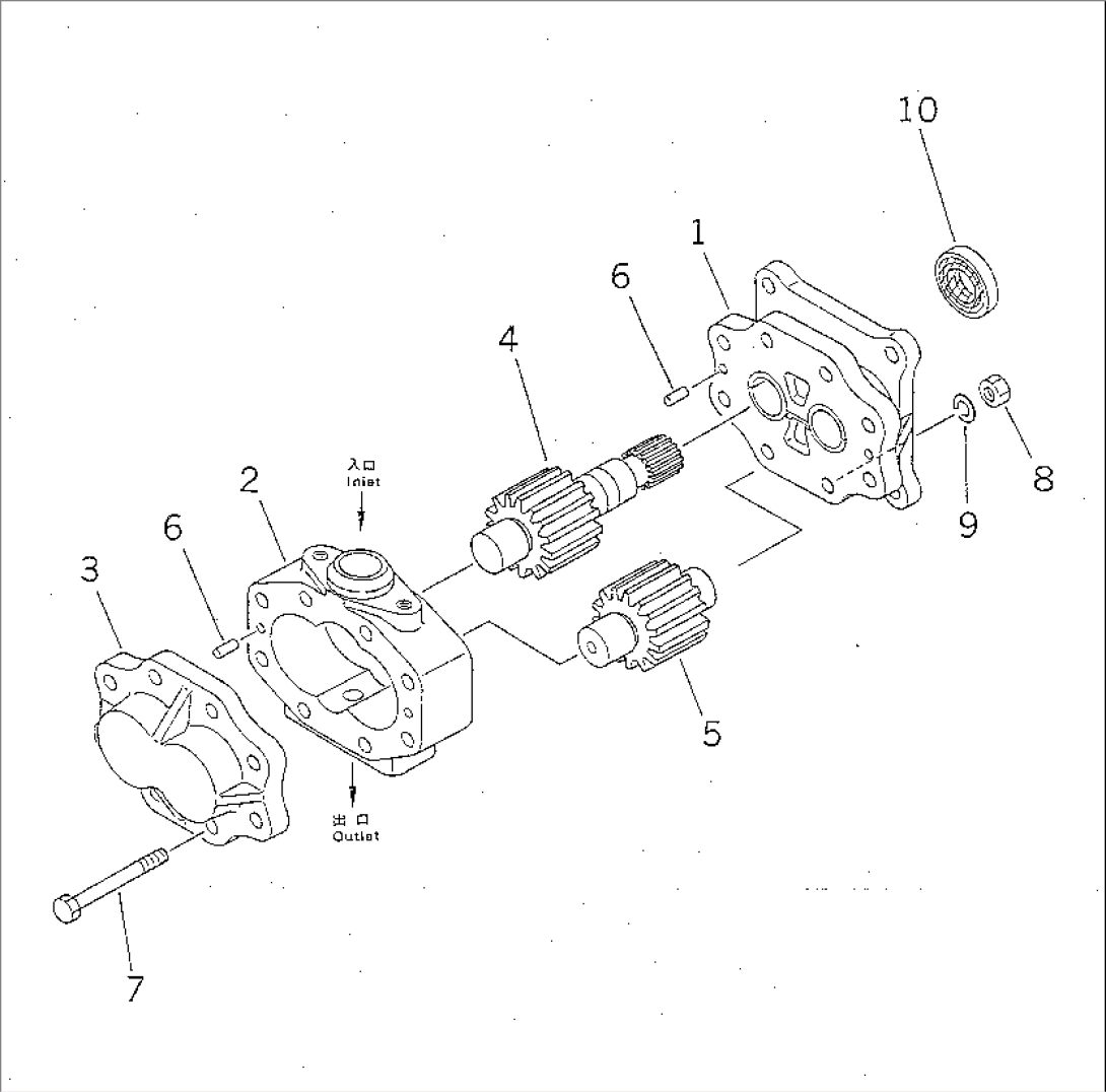 STEERING PUMP (EXCEPT JAPAN)