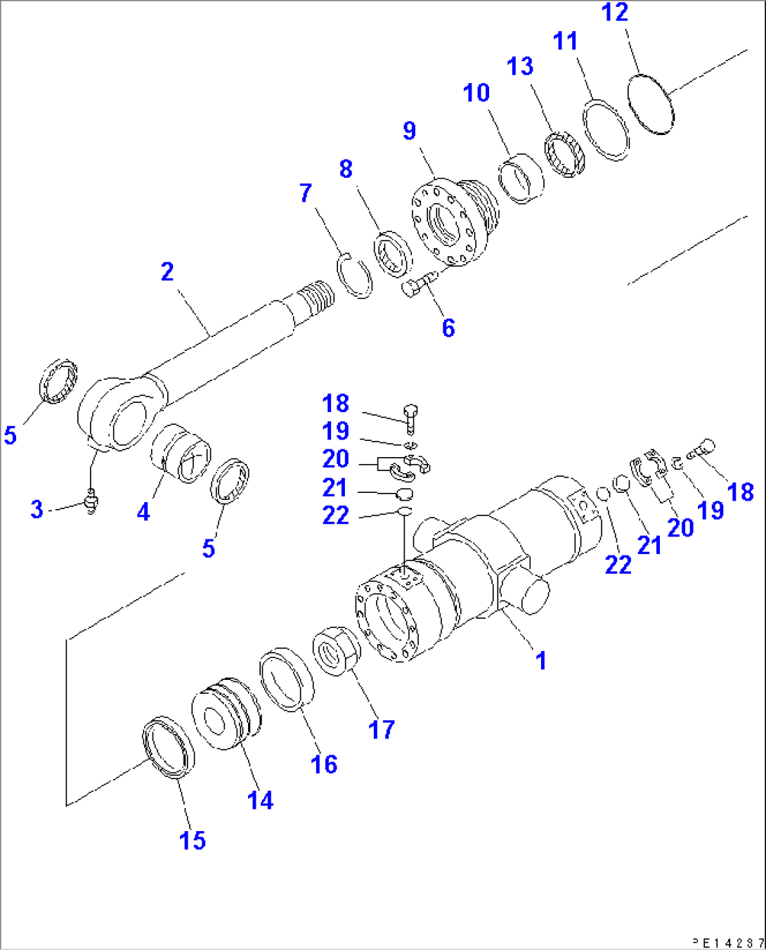 COUNTERWEIGHT REMOVER CYLINDER(#20032-)