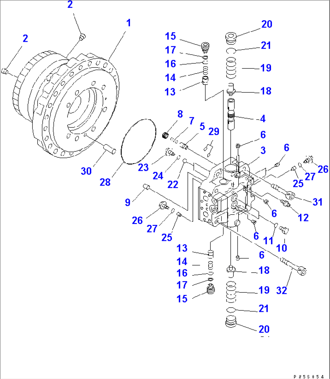 TRAVEL MOTOR (1/3)