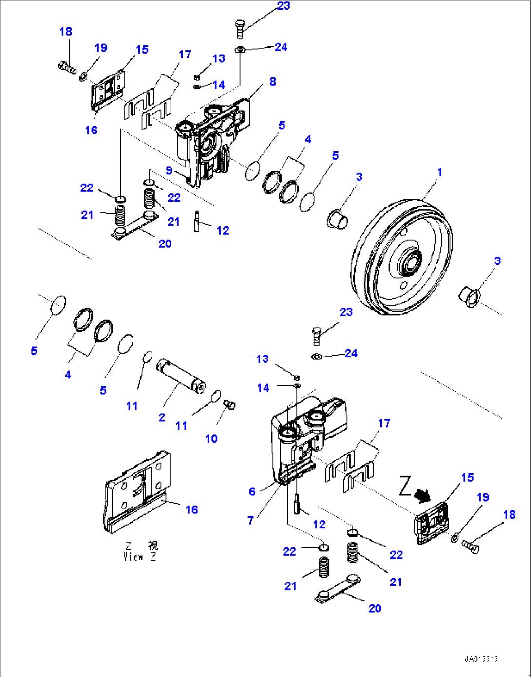 Front Idler (#32007-)