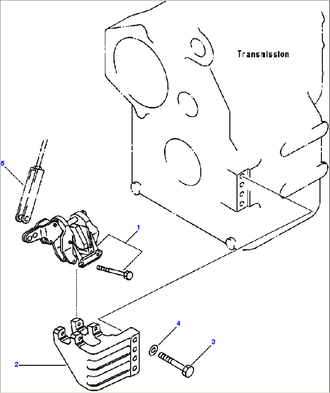 PARKING BRAKE MOUNTING PARTS