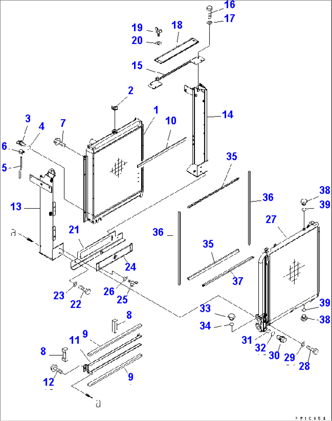 COOLING (RADIATOR)(#1005-)