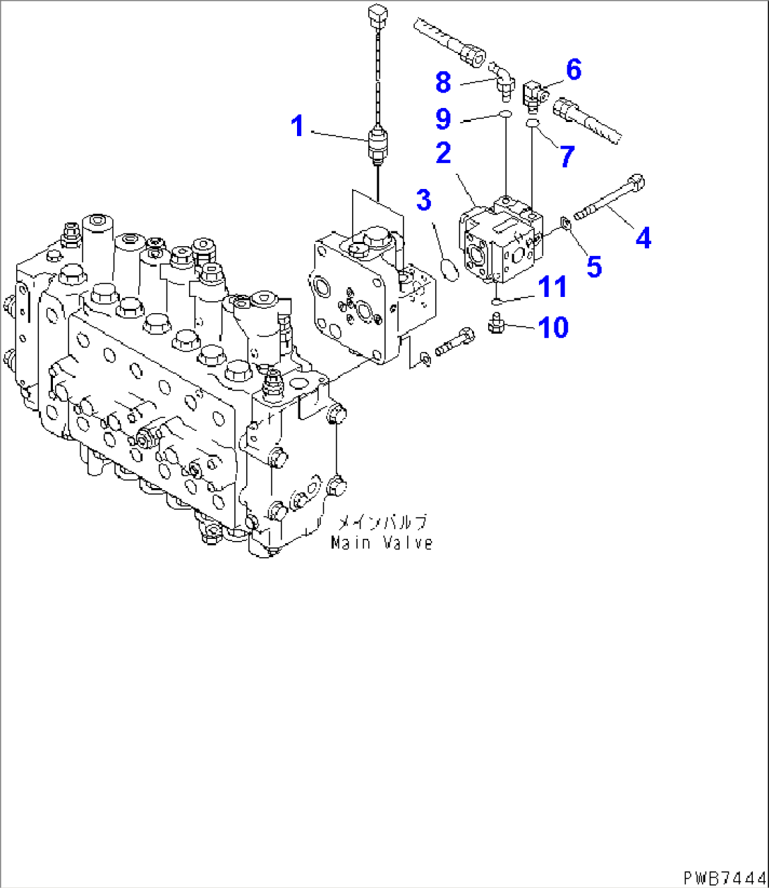MAIN VALVE (SENSOR)(#33001-)