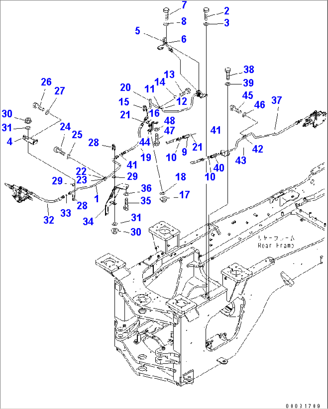 BRAKE CONTROL (BRAKE VALVE PIPING)(#90001-)