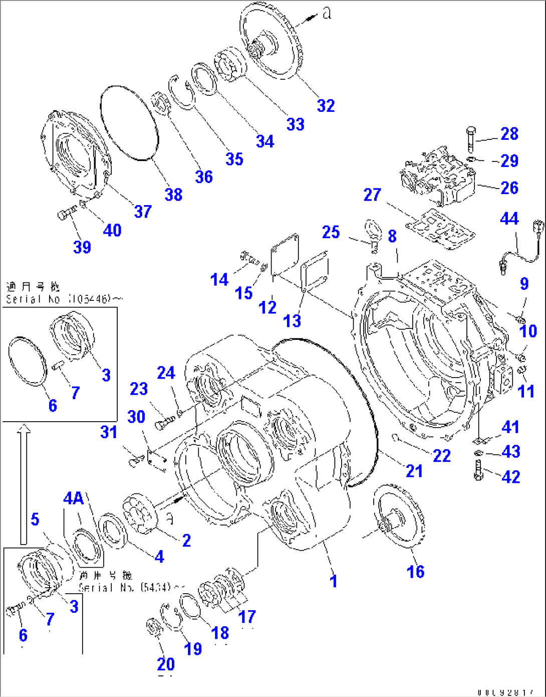 TORQUE CONVERTER CASE (4WD SPEC.)