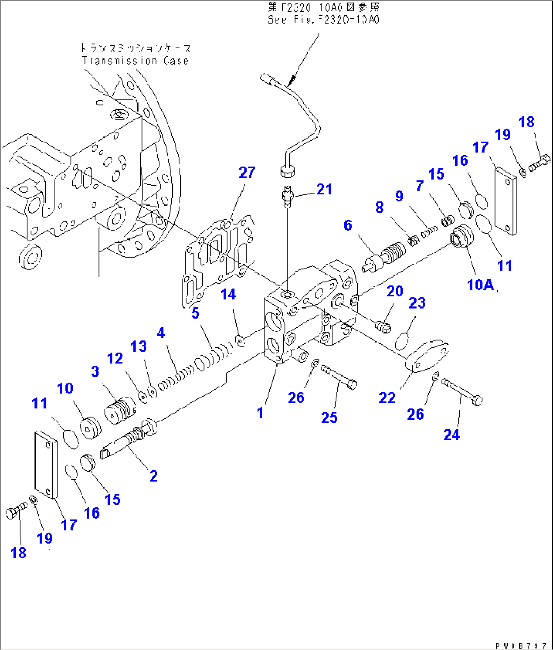 TRANSMISSION (PRESSURE VALVE)