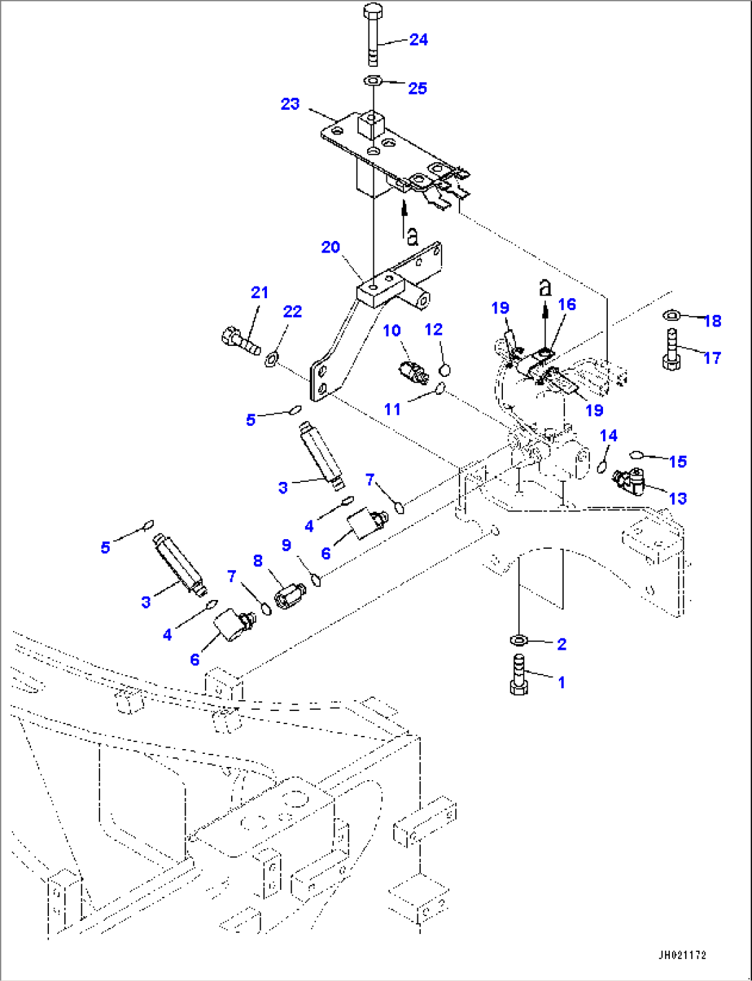 Pipelayer Frame, Solenoid Valve Related Parts (#15479-)