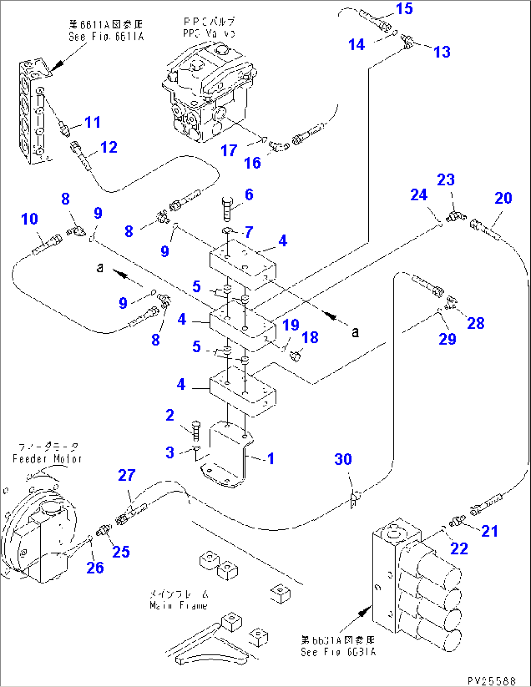 DRAIN LINE (1/3)(#1101-)