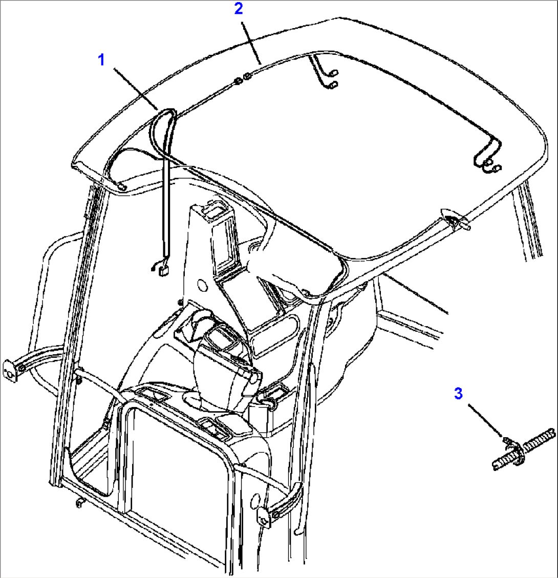 E1600-01A0 CANOPY WIRING (1/6) ROOF
