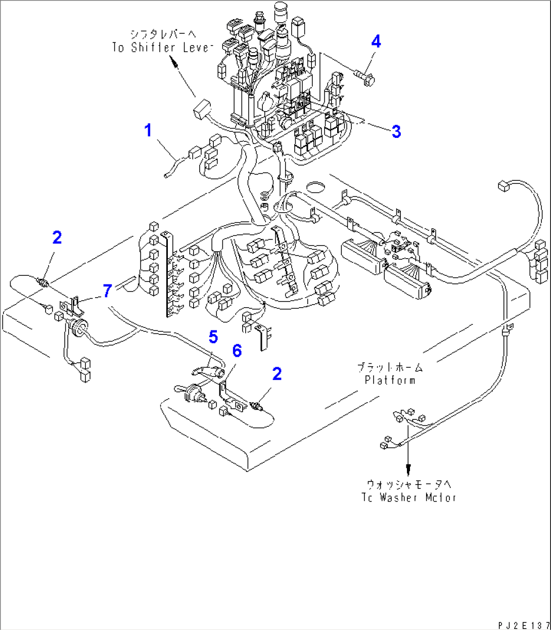 CONNECTOR (FOR FLOOR HARNESS) (WITH BLADE FLOAT)