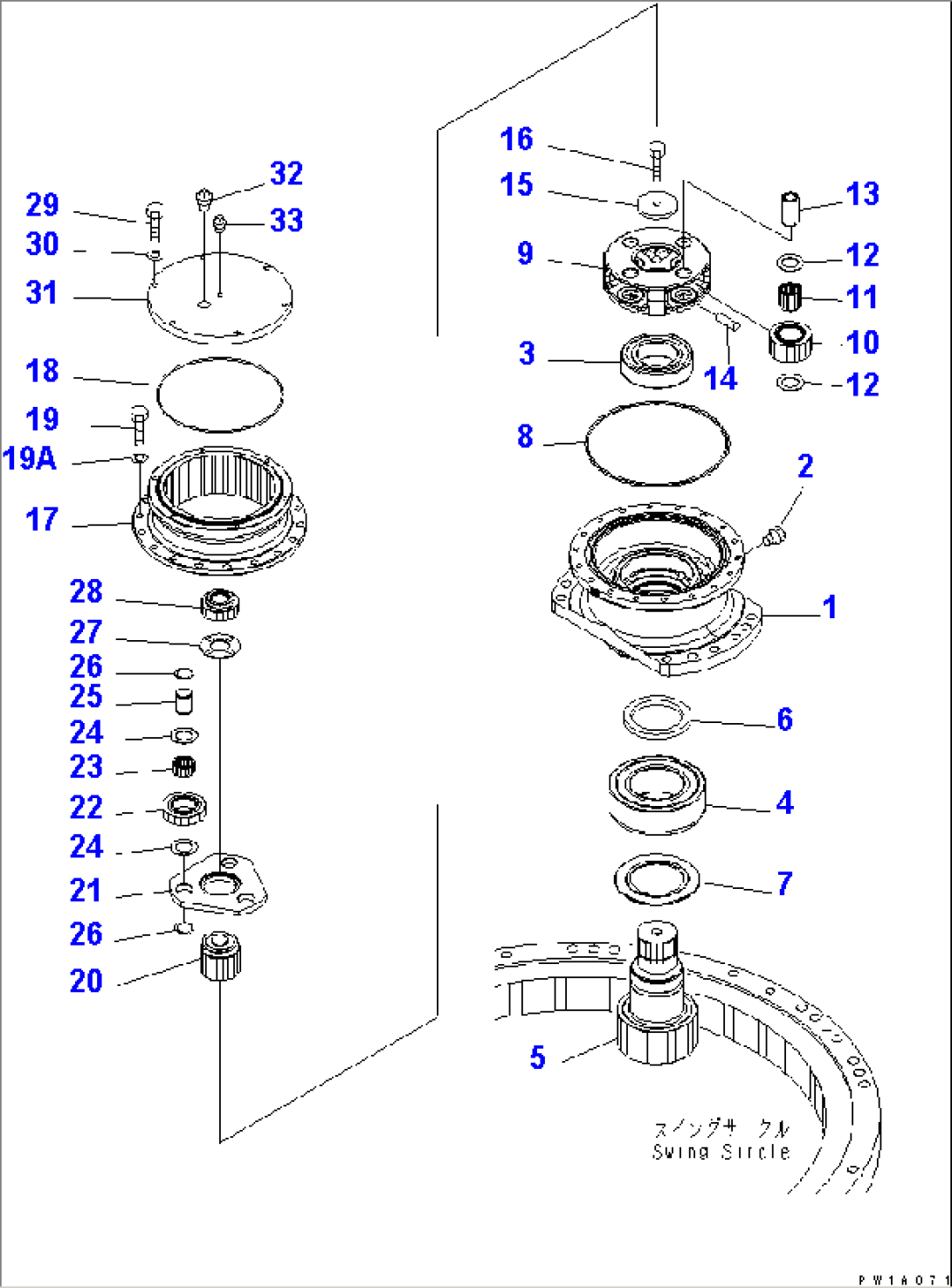 SWING MACHINERY (SUPPLY ONLY)(#20001-)