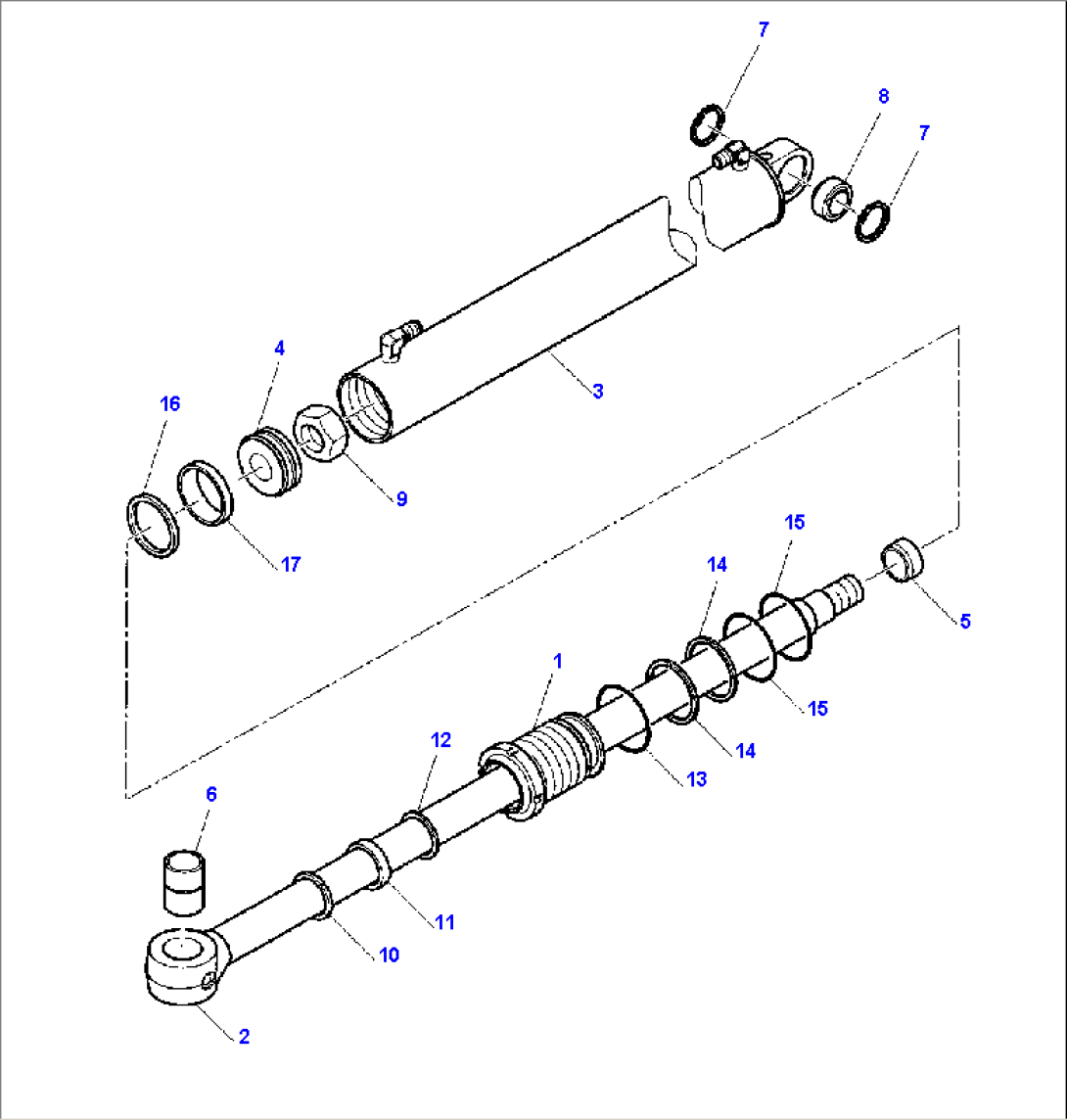 ARM CYLINDER (FOR SIDE DIGGING BOOM)