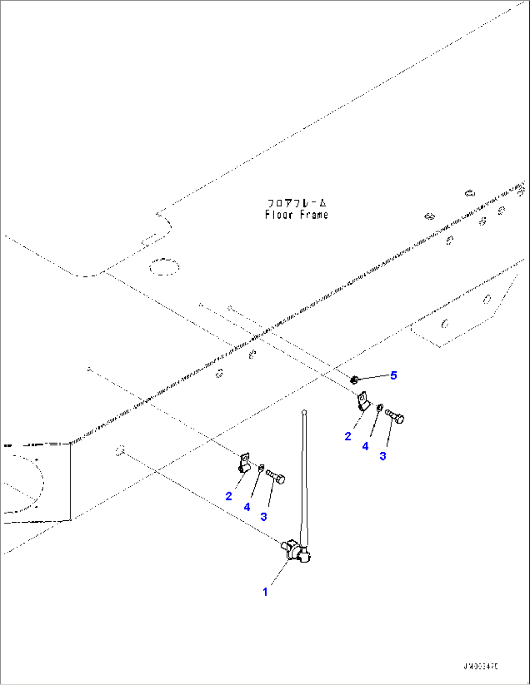 Platform L.H., Antenna (#80138-)