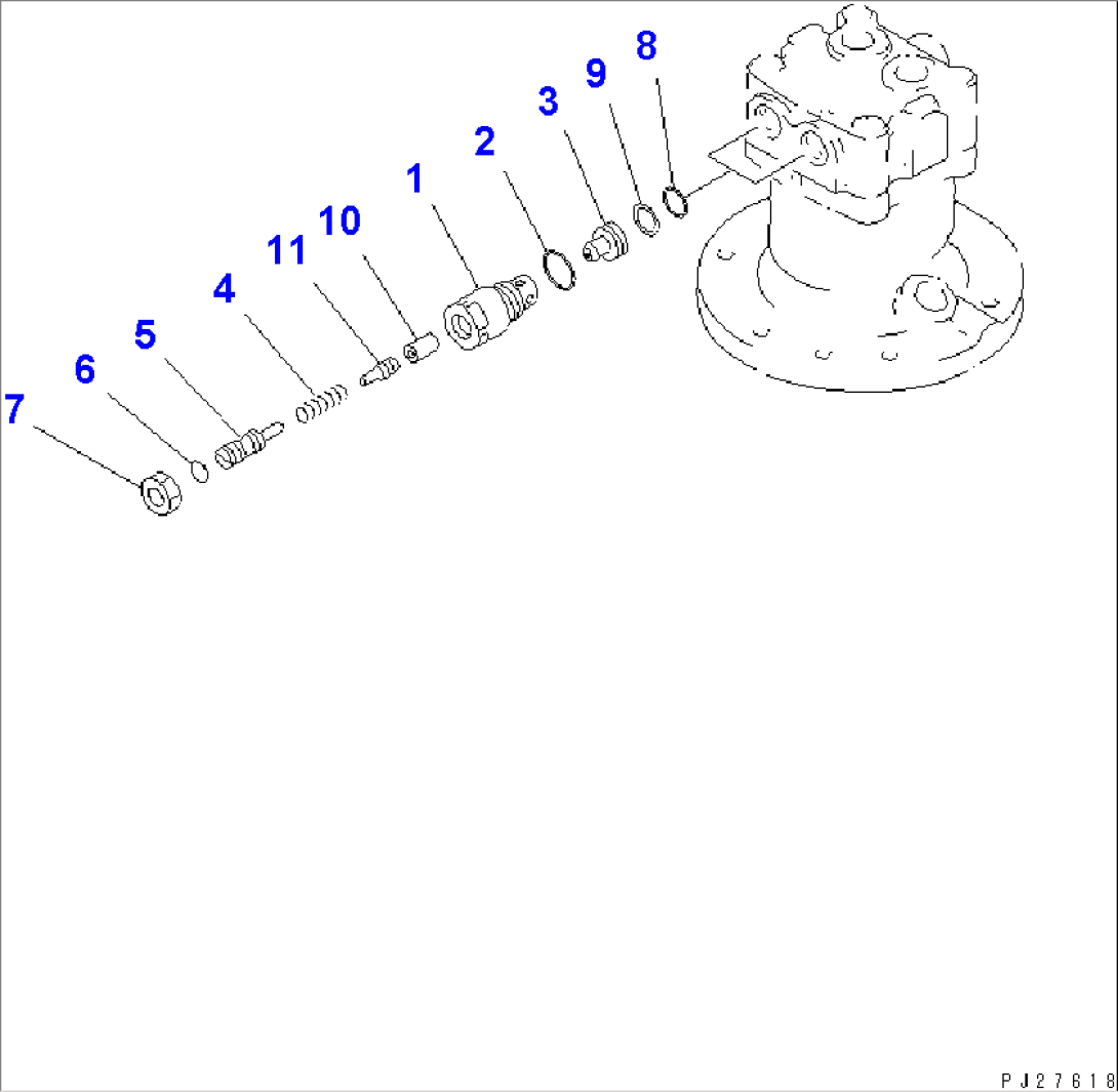 CONVEYOR MOTOR (INNER PARTS) (2/2)