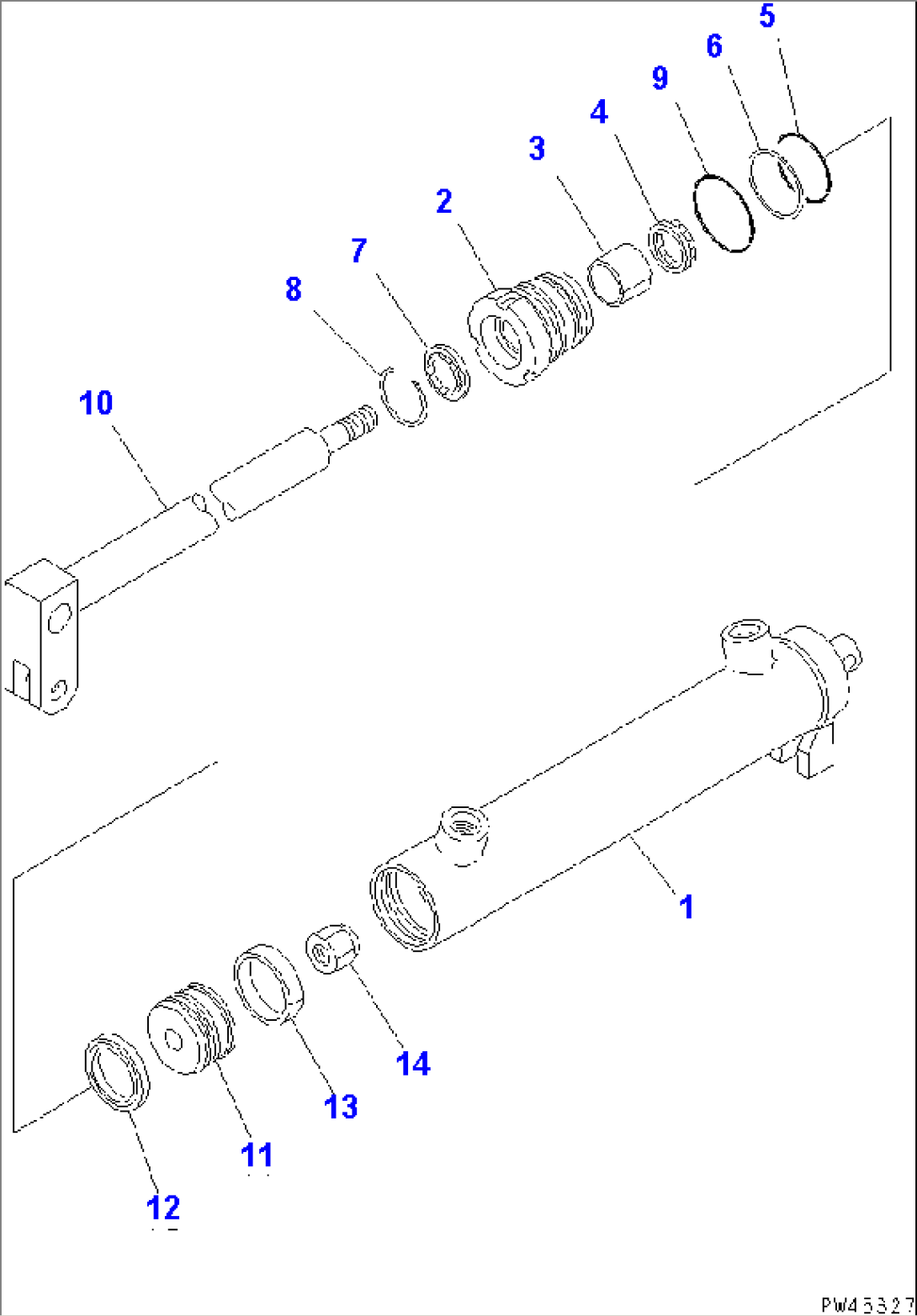 LOCK CYLINDER (FOR MULTI COUPLER)(#.-)