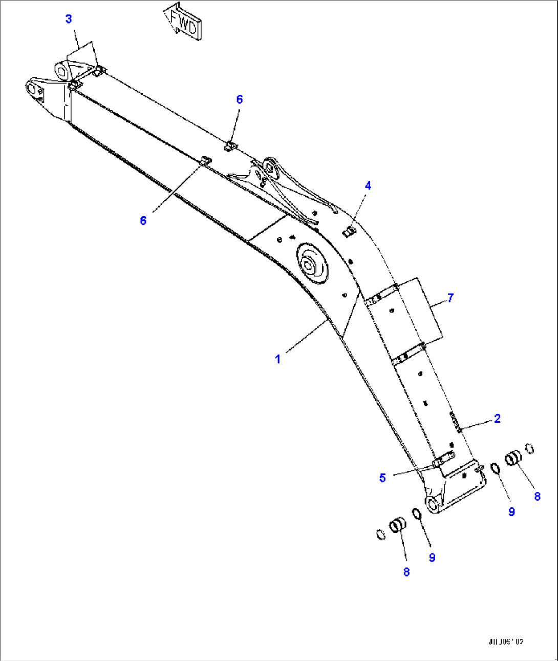 Boom, Boom and Bushing (#35001-)